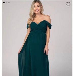 Maternity Green Gown/Dress